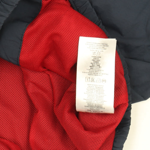 Penguin Boys Blue Hooded Windbreaker Jacket 8-9 Years Cotton Nylon