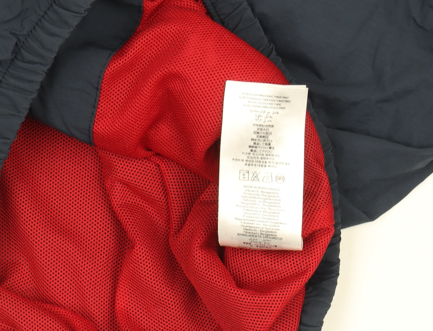 Penguin Boys Blue Hooded Windbreaker Jacket 8-9 Years Cotton Nylon