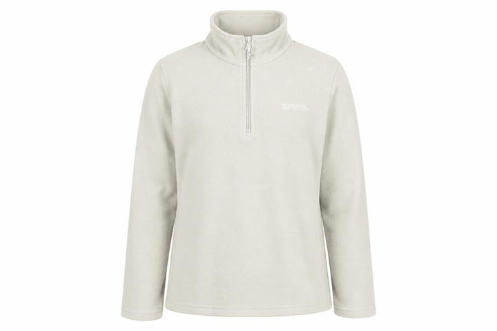 Regatta Women’s Grey Fleece 1/4 Zip Pullover Top Size 8