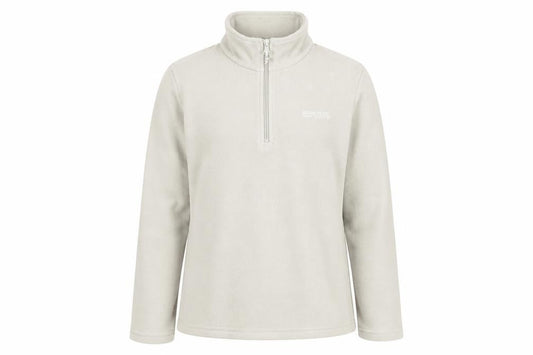 Regatta Women’s Grey Fleece 1/4 Zip Pullover Top Size 8