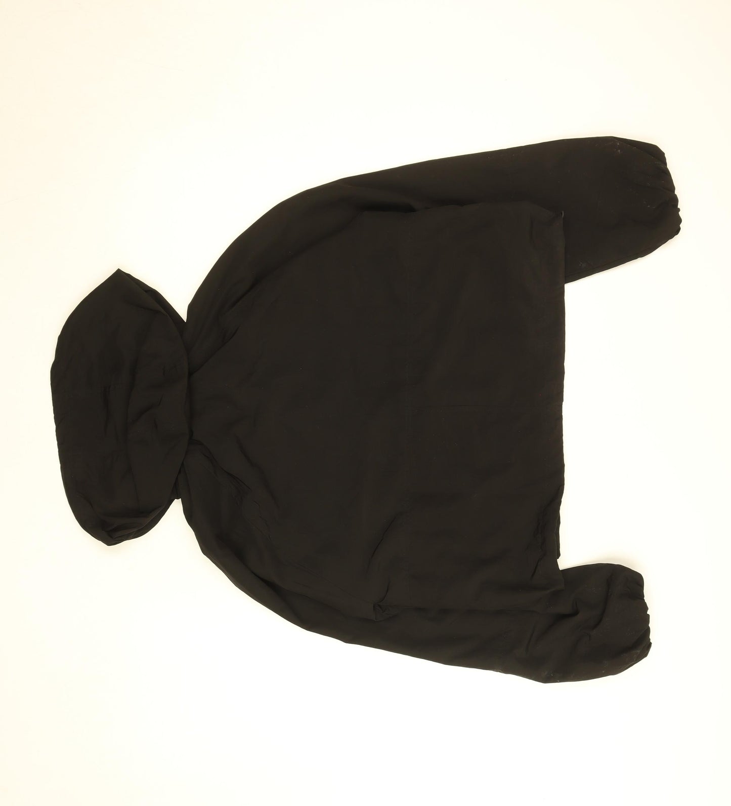 Pull&Bear Girls Black Cropped Hooded Puffer Jacket Size 8 Years