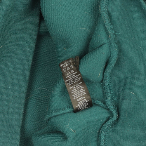 Dunnes Women Green XS 1/2 Zip Fleece Pullover Sweatshirt