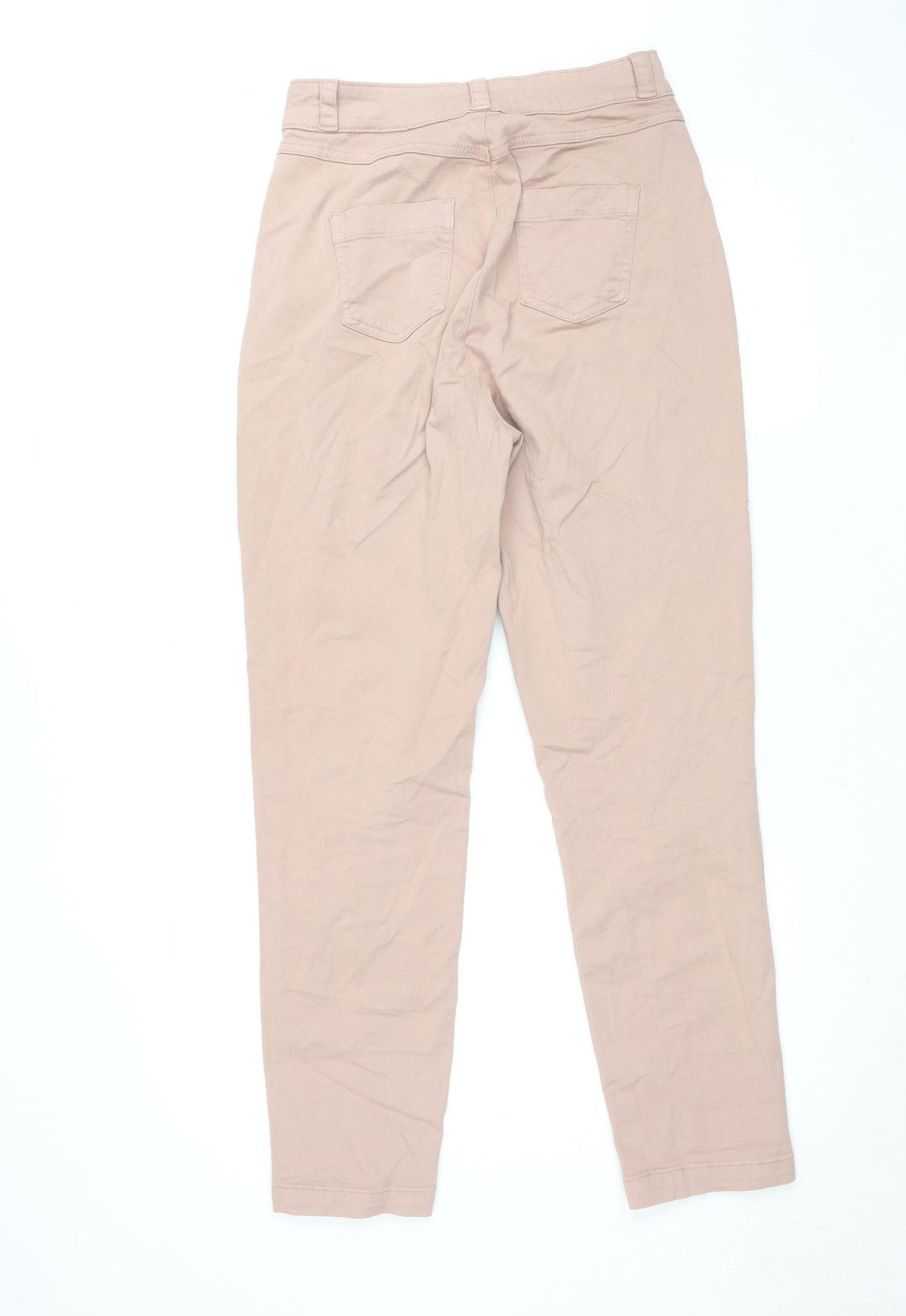 Primark Women’s Beige Straight Fit Denim Jeans Size 8 Regular