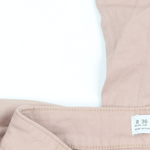 Primark Women’s Beige Straight Fit Denim Jeans Size 8 Regular