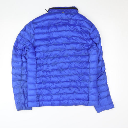 XV Kings Men's Blue Regular Fit Puffer Jacket Size M