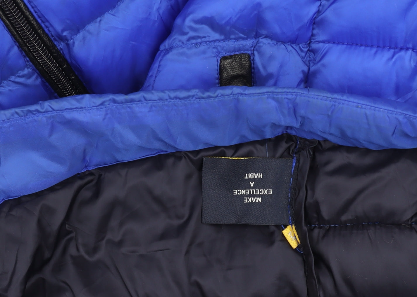 XV Kings Men's Blue Regular Fit Puffer Jacket Size M