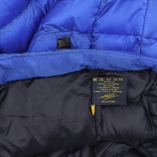 XV Kings Men's Blue Regular Fit Puffer Jacket Size M