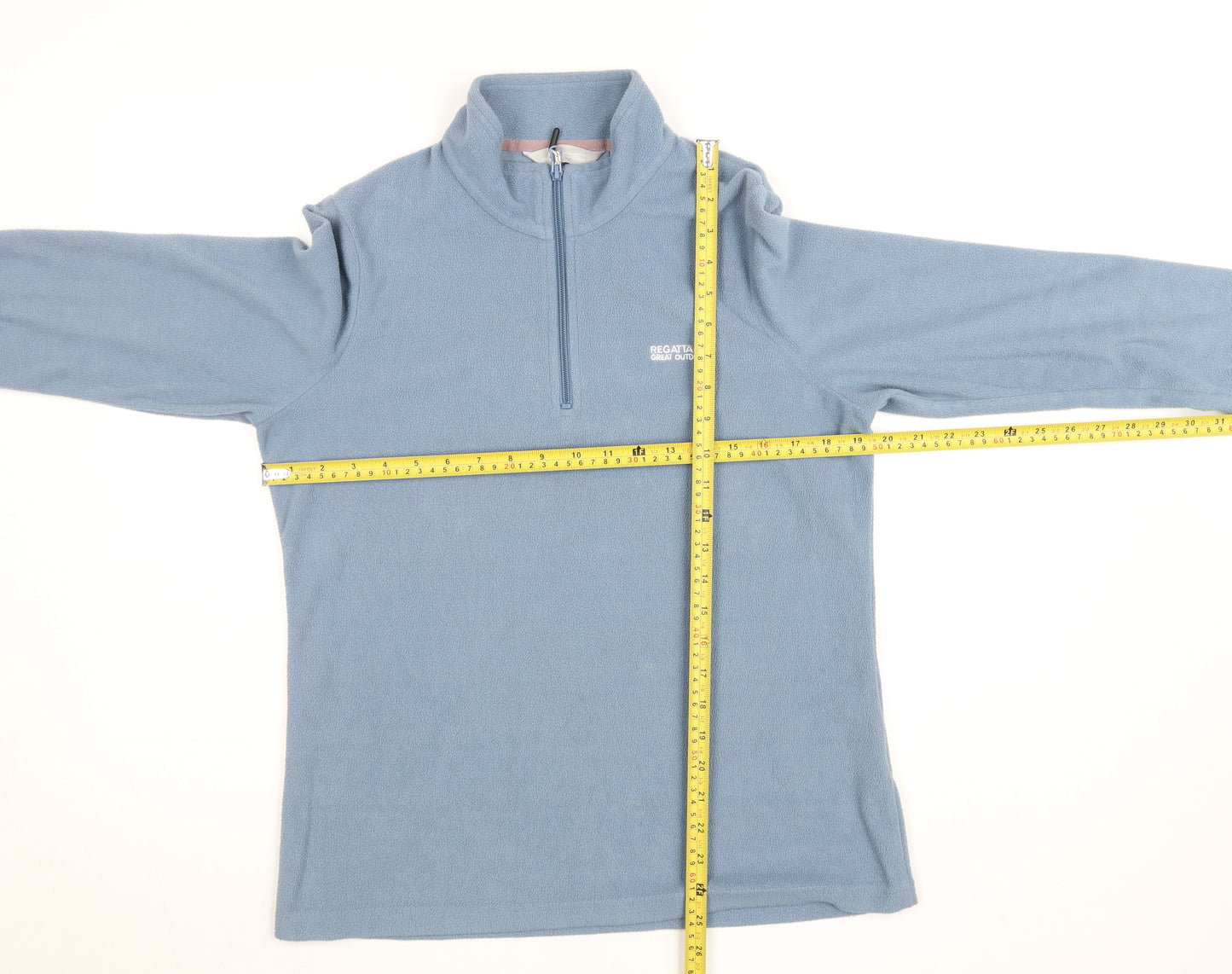 Regatta Women Blue Fleece Half Zip Outdoor Jumper UK 12