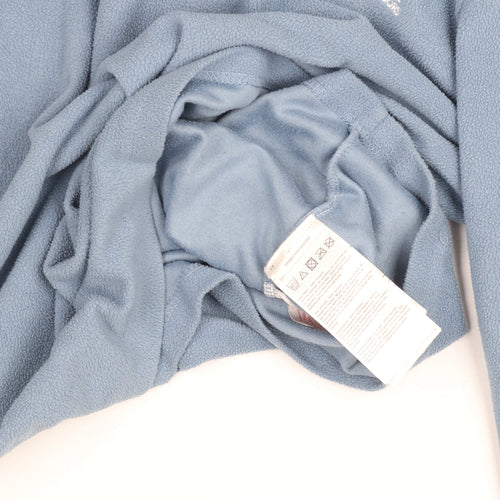 Regatta Women Blue Fleece Half Zip Outdoor Jumper UK 12