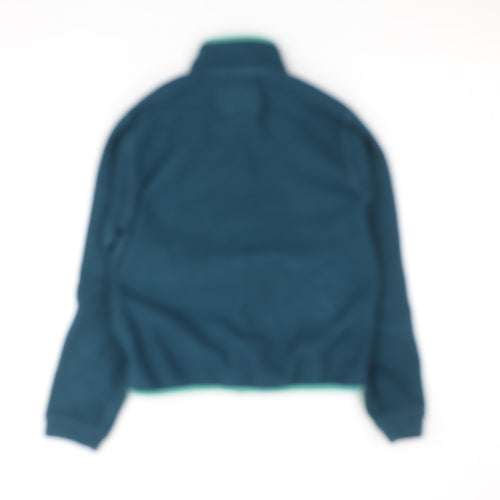 REI Co-op Boys Blue Fleece Full Zip Jacket Size 10-12 Years Lightweight Outdoor