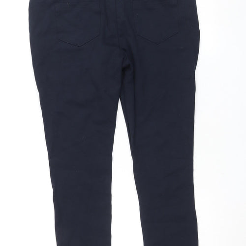 Dunnes Womens Black Size 14 Slim Fit Stretch Trousers