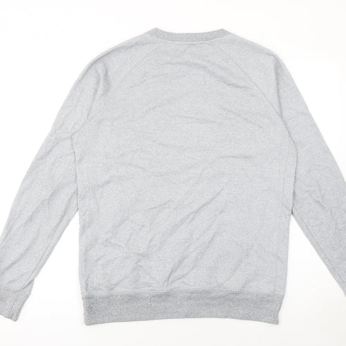 Sixpack France Men's Grey Crew Neck Pullover Sweatshirt M