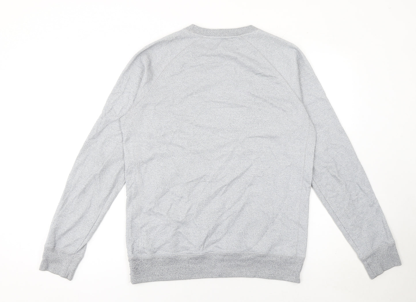 Sixpack France Men's Grey Crew Neck Pullover Sweatshirt M