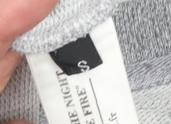 Sixpack France Men's Grey Crew Neck Pullover Sweatshirt M