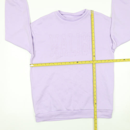 SHEIN Womens Lilac Malibu Sweatshirt Size 10 Regular Fit