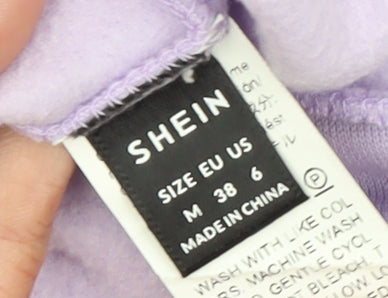 SHEIN Womens Lilac Malibu Sweatshirt Size 10 Regular Fit