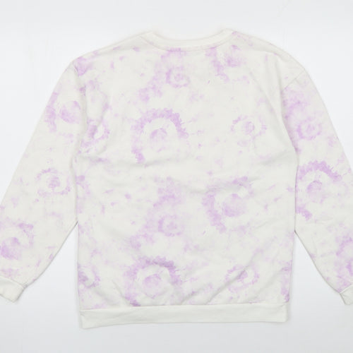 Primark Girls Multicoloured Tie Dye Heart Pullover Sweatshirt 12-13 Years