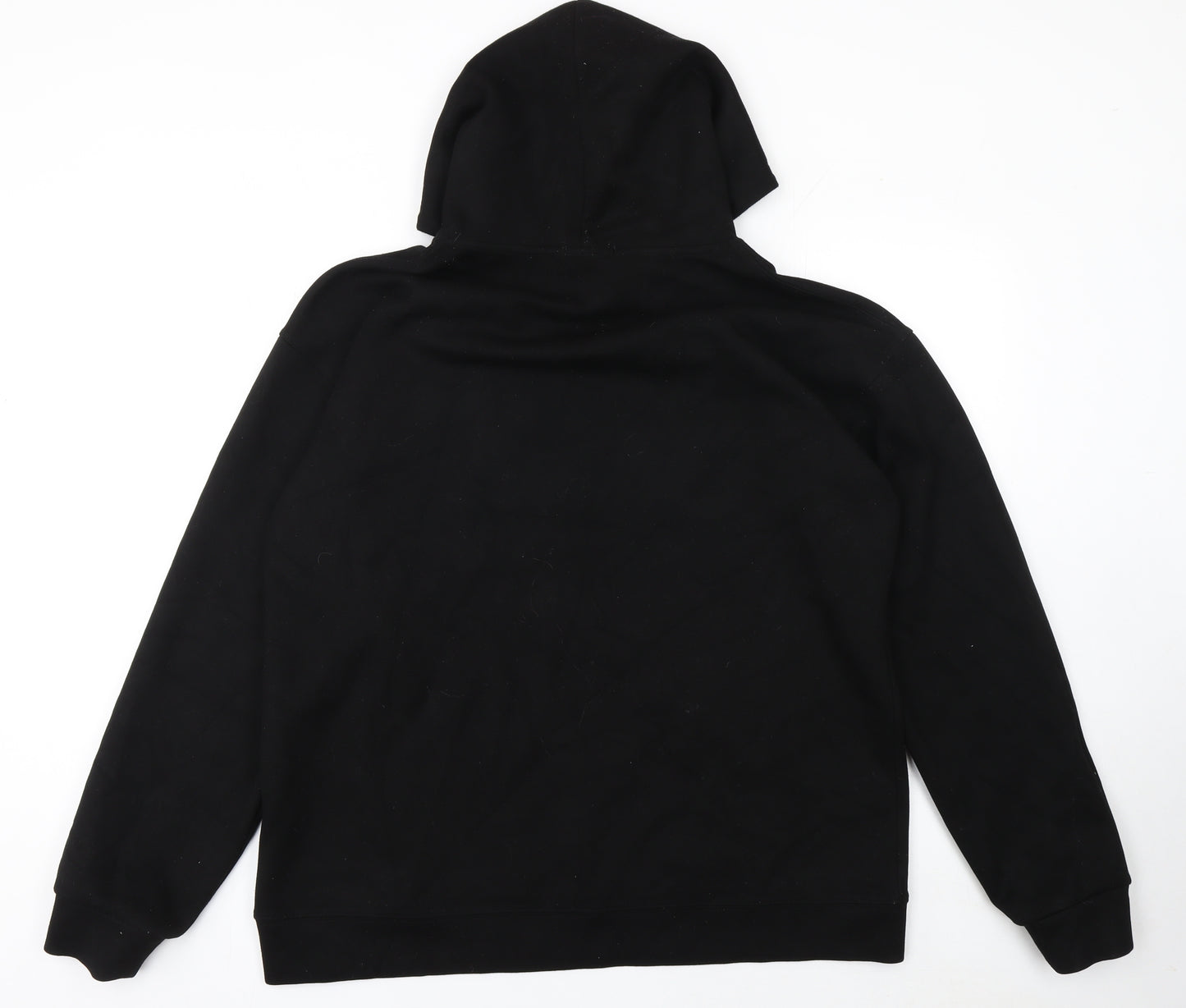 Six Collection Men's Black XL Pullover Hoodie with Graphic Print
