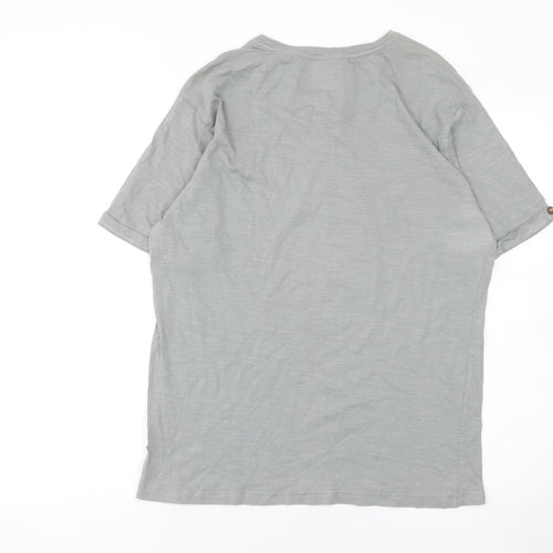 Smith & Jones Men's Grey Venice Beach Graphic T-Shirt Size L