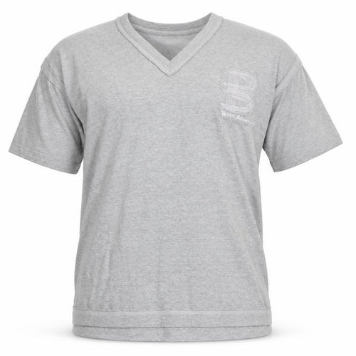 Walé Adeyemi B-side Men’s Grey V-Neck Short Sleeve T-Shirt Size L