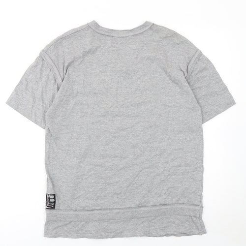 Walé Adeyemi B-side Men’s Grey V-Neck Short Sleeve T-Shirt Size L