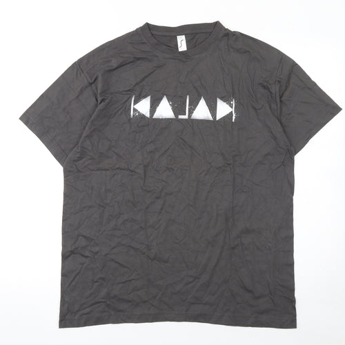 SOL'S Imperial Men's Black Graphic Print T-Shirt XL Cotton