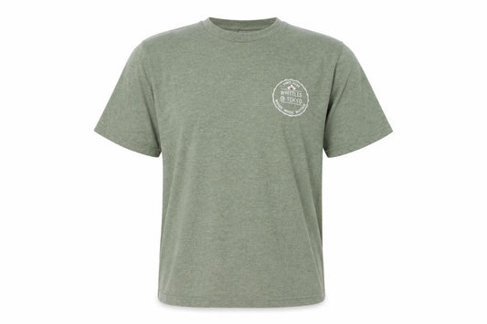 Front view of Gildan Men’s Green Tokyo Music Skull Graphic T-Shirt, size M