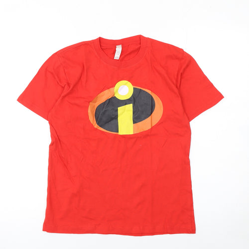 Casual Classics Boys Red The Incredibles Graphic Short Sleeve T-Shirt 12-13 Years