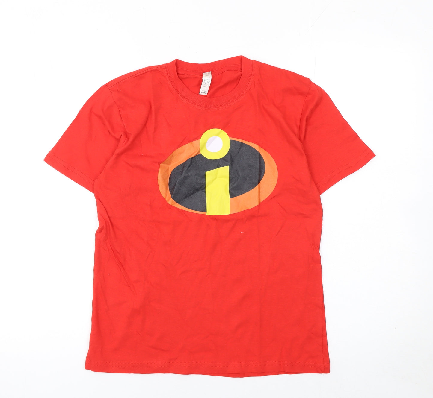 Casual Classics Boys Red The Incredibles Graphic Short Sleeve T-Shirt 12-13 Years