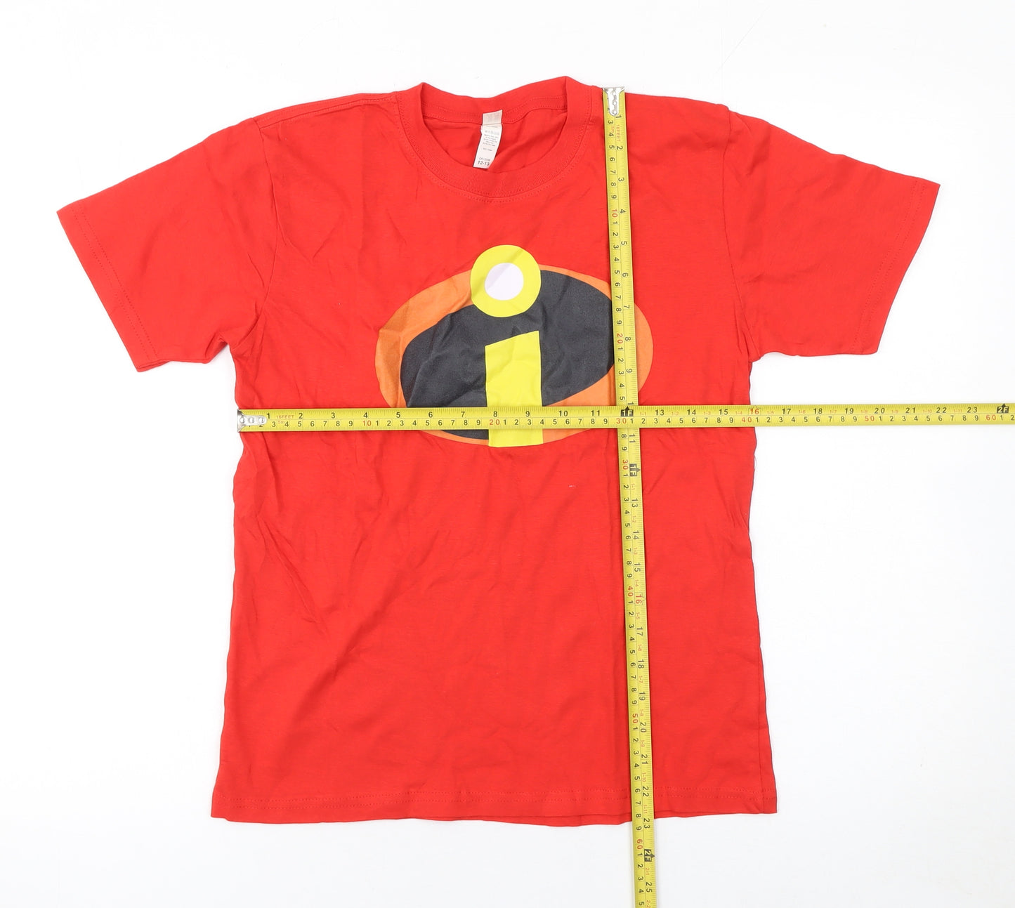 Casual Classics Boys Red The Incredibles Graphic Short Sleeve T-Shirt 12-13 Years