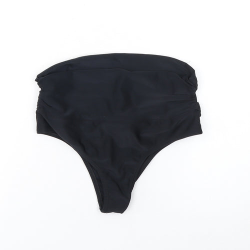 Liquido Women Black High-Waisted Swim Bottom M