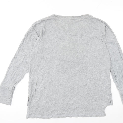 John Lewis Women’s Grey Star Long Sleeve Cotton T-Shirt Size 10