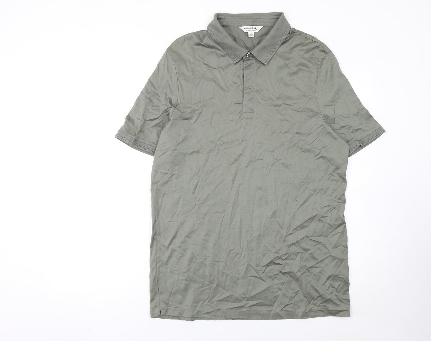 Marks and Spencer Men’s Green Supima Cotton Polo Shirt XL