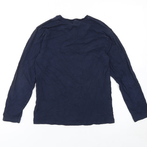 Marks and Spencer Boys Blue Harry Potter Hogwarts Long Sleeve T-Shirt 10 Years