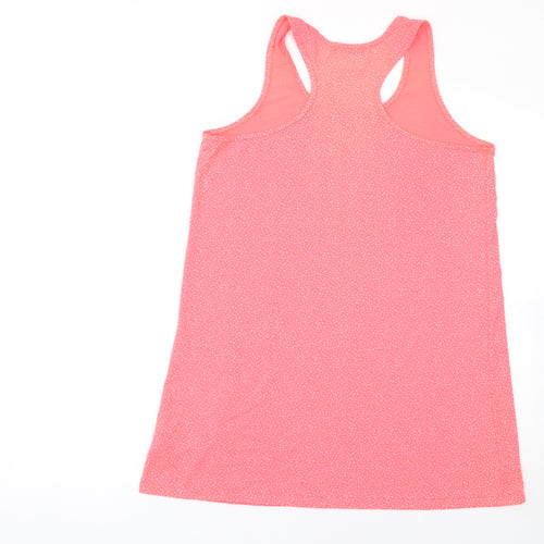 Matalan Women's Pink Polka Dot Sleeveless Nightshirt Size 12-14