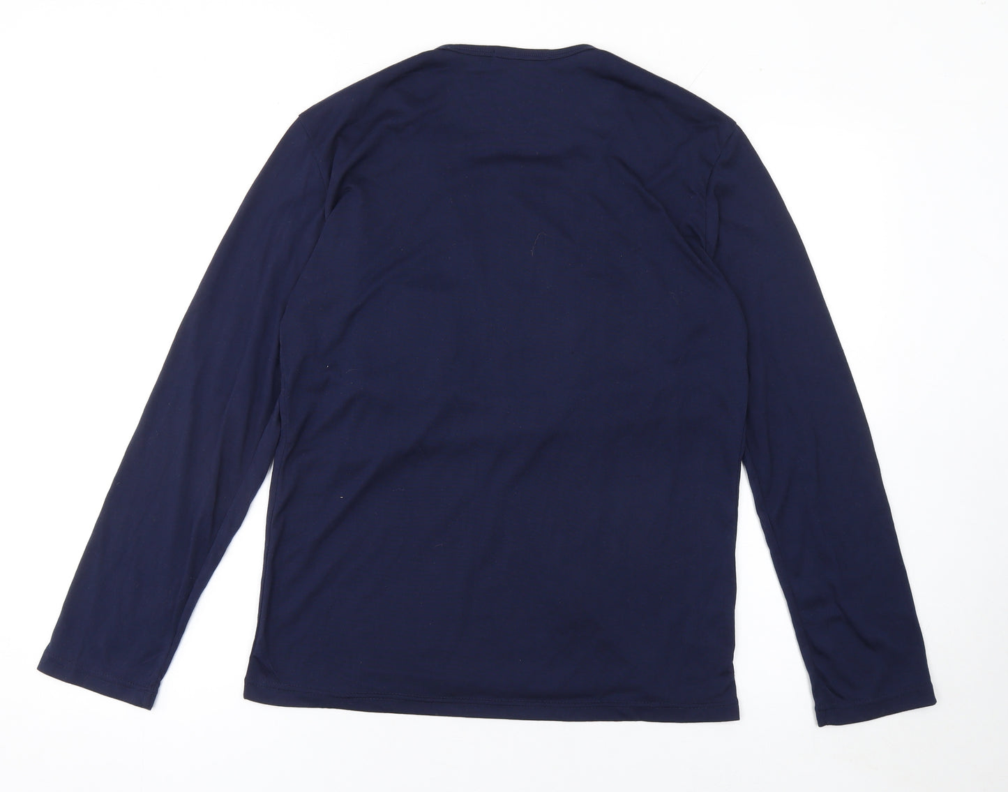 U2M2 Women's Blue Long Sleeve Button-Up Cotton Shirt 2XL