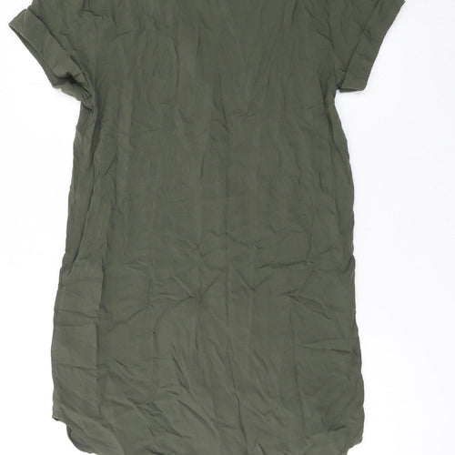 Anna Glover Women’s Green Viscose Shirt Dress Size 6