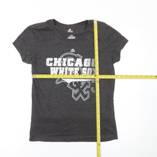 Majestic Women's Grey Chicago White Sox T-Shirt Size S