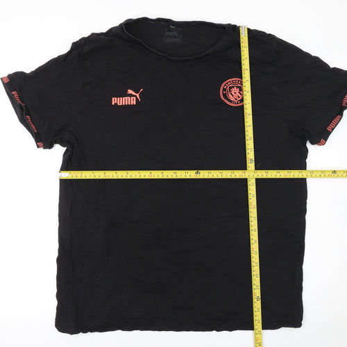 Puma Men’s Black Manchester City XL Sports Graphic T-Shirt