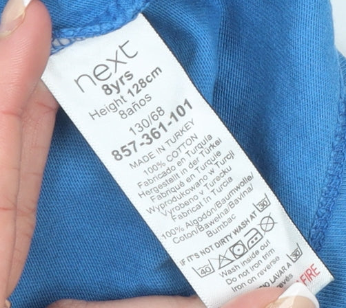 Next Boys Blue Pokémon Sequin Graphic Short Sleeve Cotton T-Shirt 8 Years