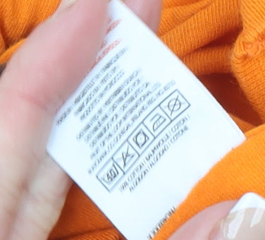 Fruit of the Loom Men's Orange Harley-Davidson Security T-Shirt L