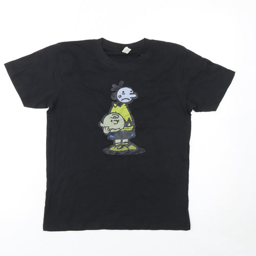 Casual Classics Boys Black Peanuts Graphic Cotton T-Shirt 9-11 Years