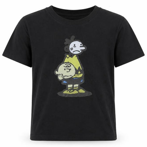 Casual Classics Boys Black Peanuts Graphic Cotton T-Shirt 9-11 Years
