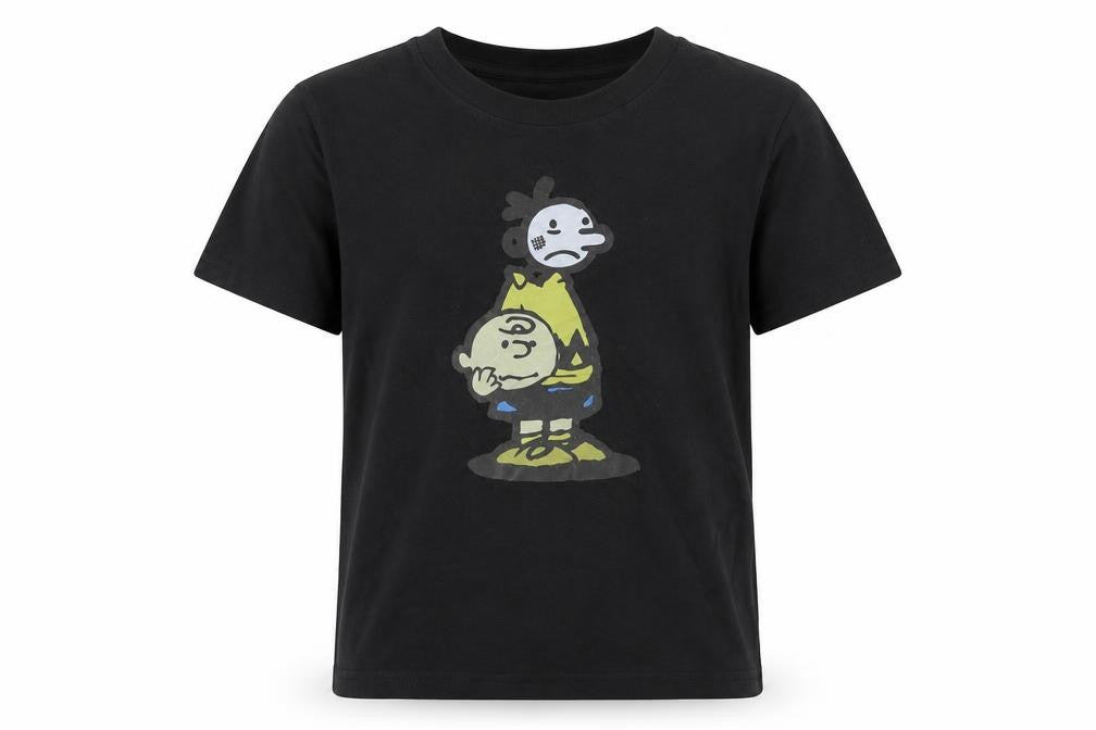Casual Classics Boys Black Peanuts Graphic Cotton T-Shirt 9-11 Years