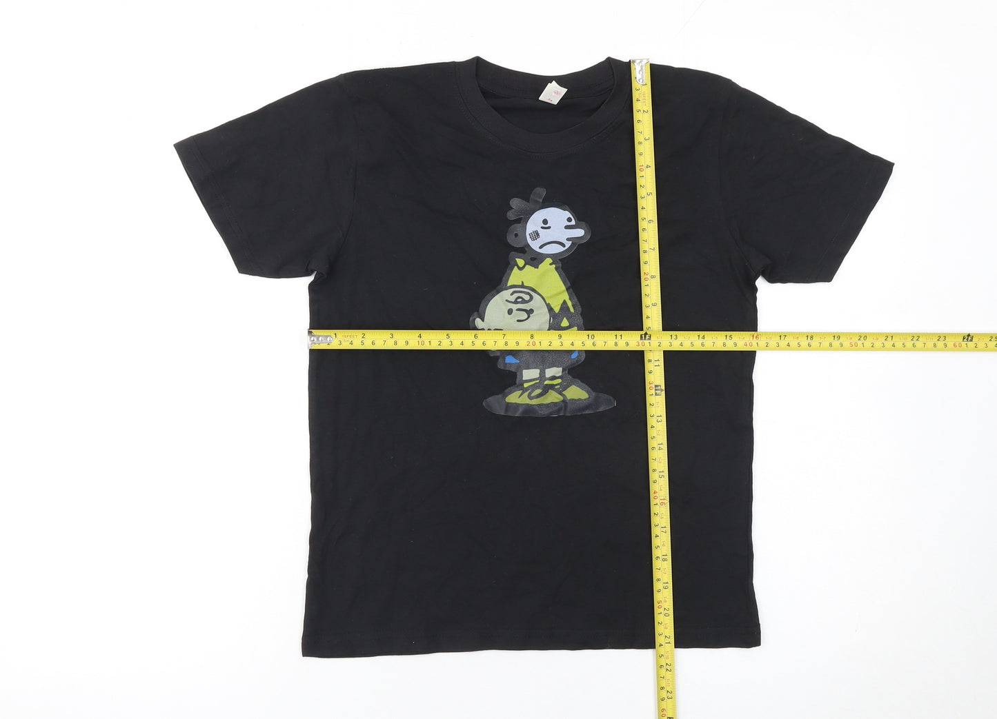 Casual Classics Boys Black Peanuts Graphic Cotton T-Shirt 9-11 Years