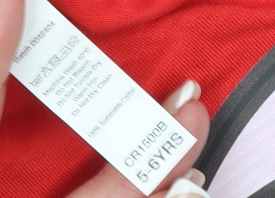 Casual Classics Boys Red 5-6 Years Red Nose Day Graphic T-Shirt