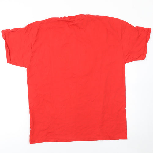 Fruit of the Loom Men’s Red The Incredibles Graphic Cotton T-Shirt L