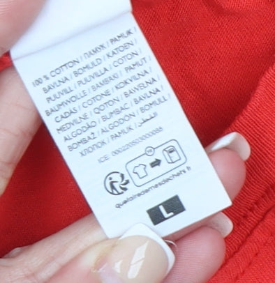 Fruit of the Loom Men’s Red The Incredibles Graphic Cotton T-Shirt L