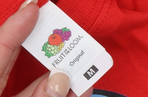 Fruit of the Loom Women's Red Thing 2 Graphic T-Shirt Size M