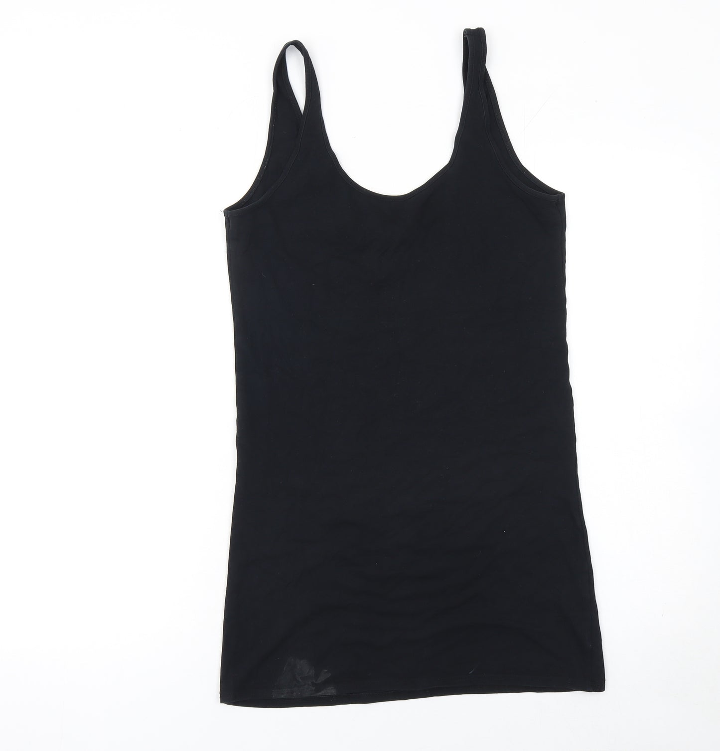 Topshop Women’s Black Size 10 Sleeveless Slip Dress